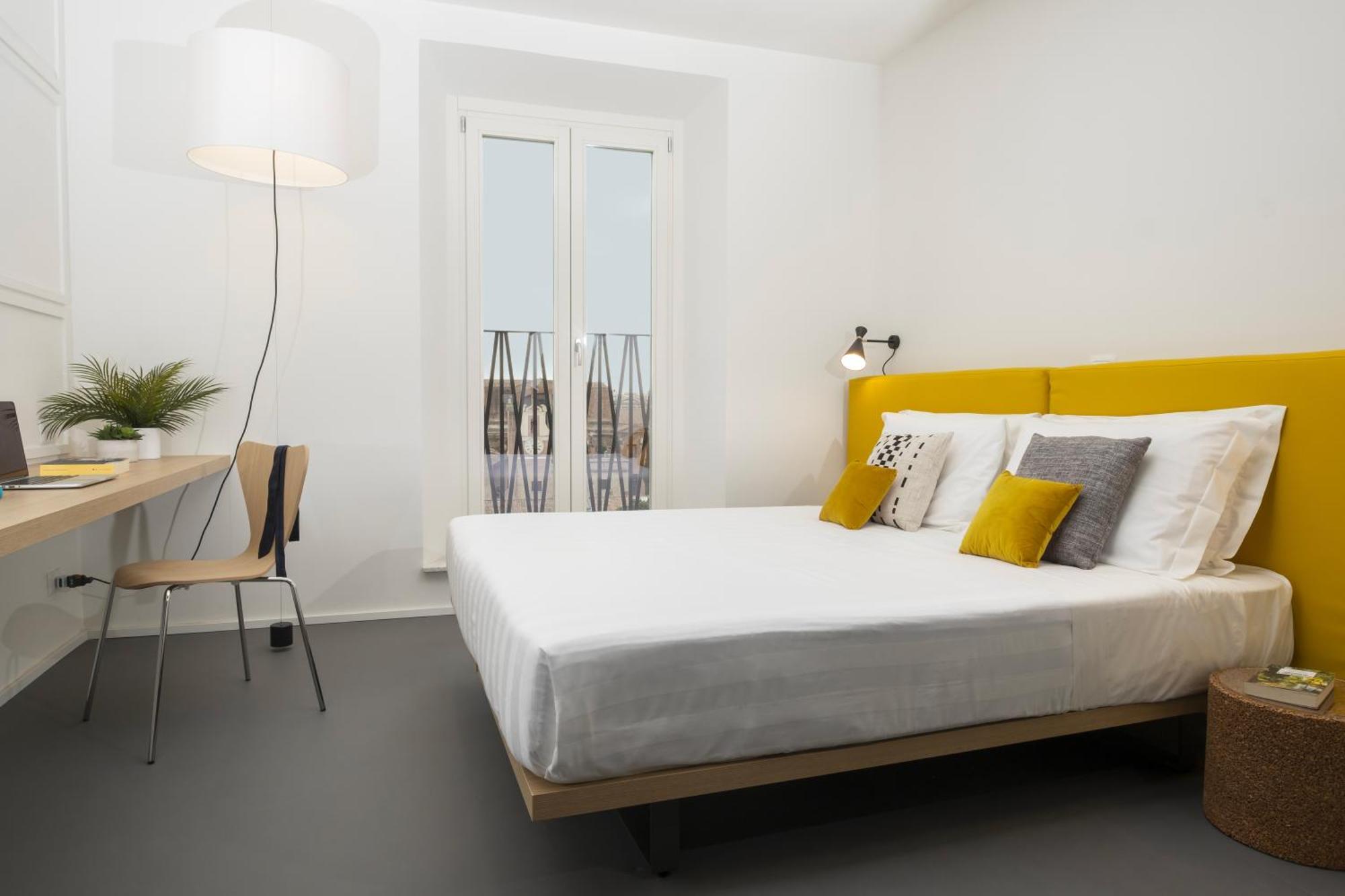 Doppel-/Zweibettzimmer mit Gartenblick