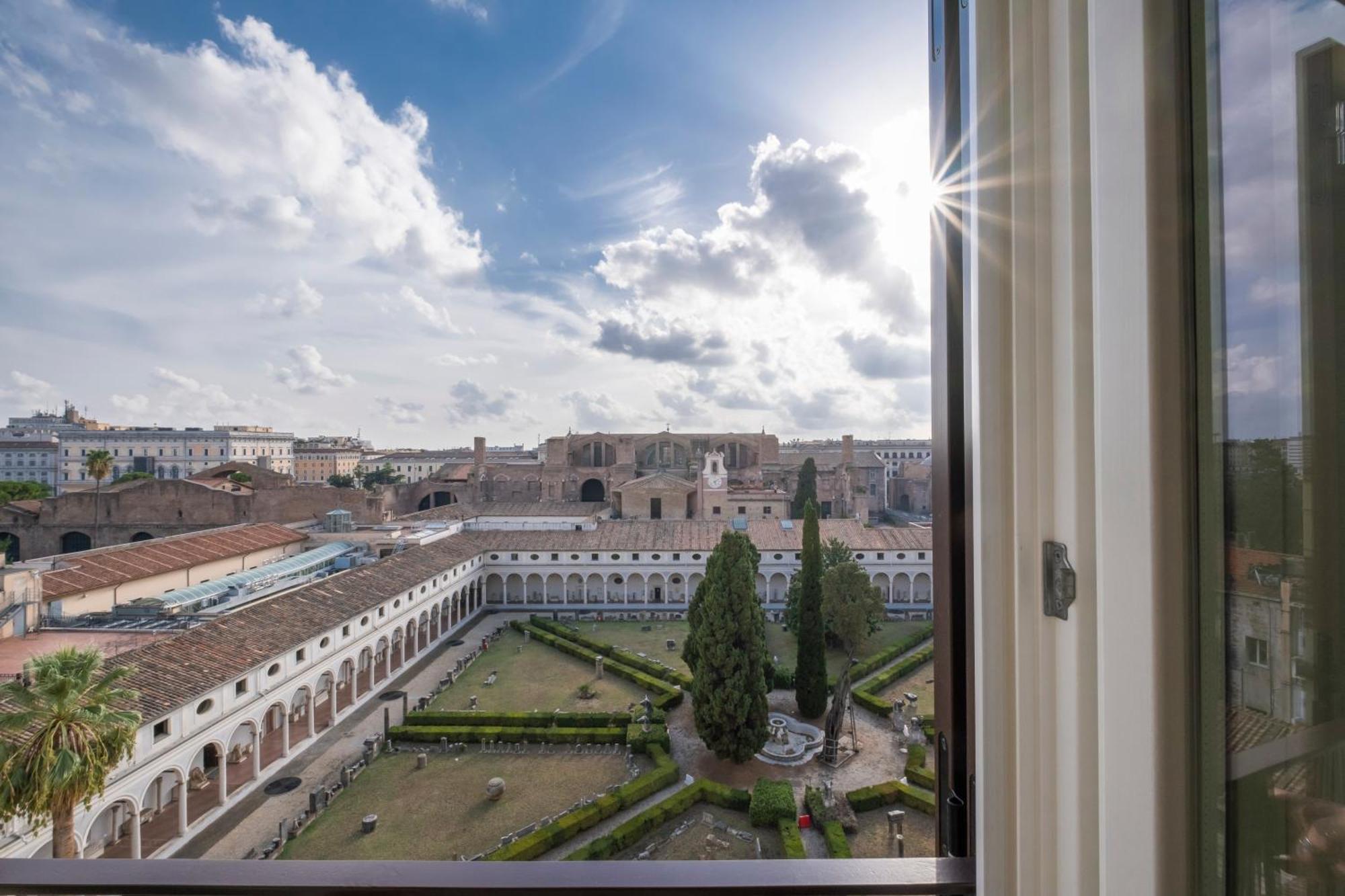 Einzelzimmer mit Gartenblick