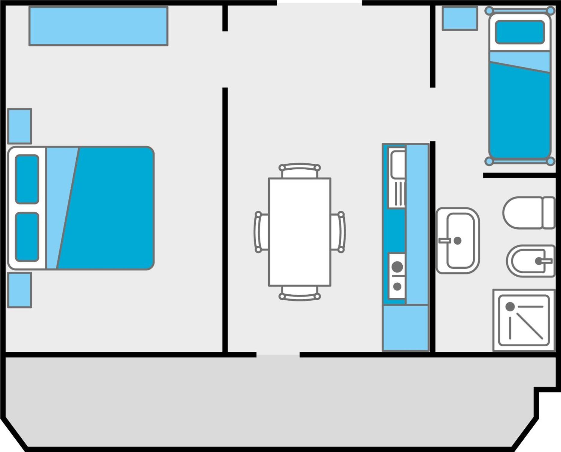 Economy One-Bedroom Apartment