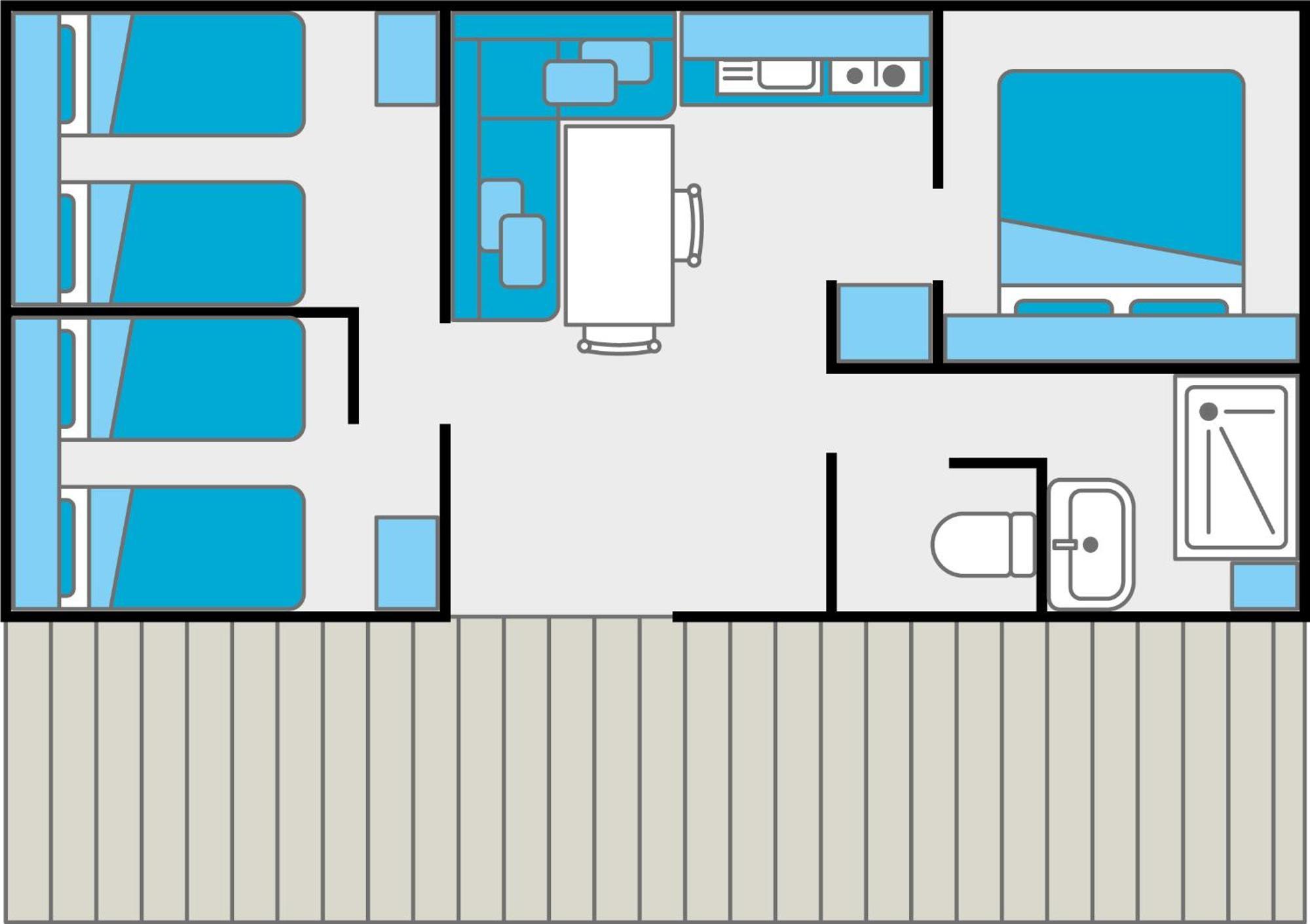 Three-Bedroom Mobile Home