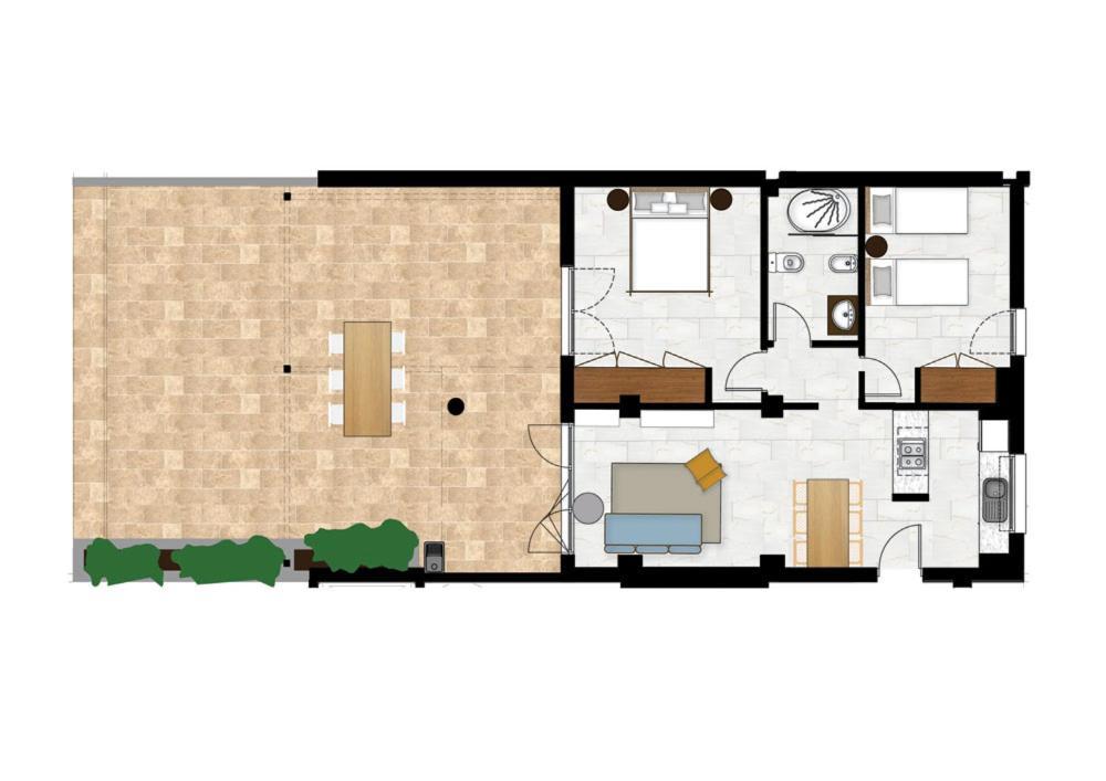 Exclusive Two-Bedroom Apartment with sea views