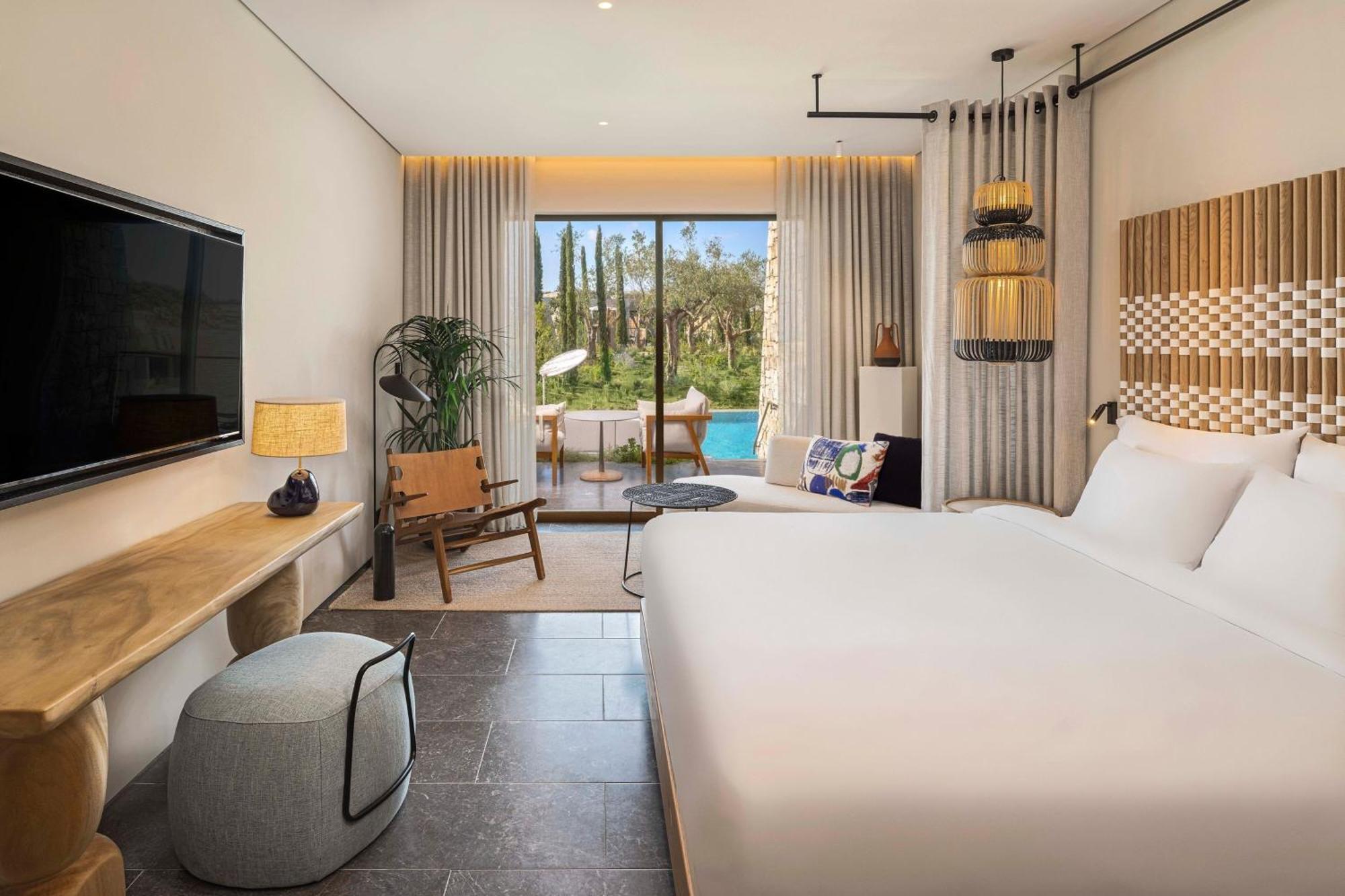 Premier Infinity Swim up, Guest room, Garden view, Terrace