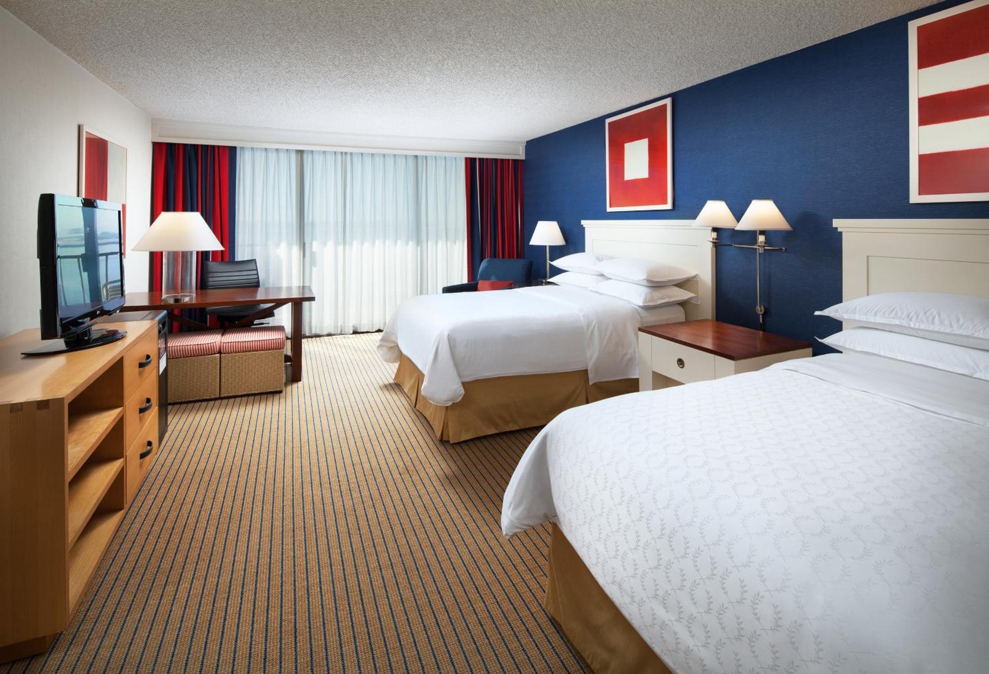 2 Double beds Bay Tower Traditional Guest Room
