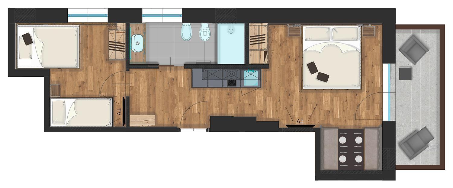 Apartment Mountain View