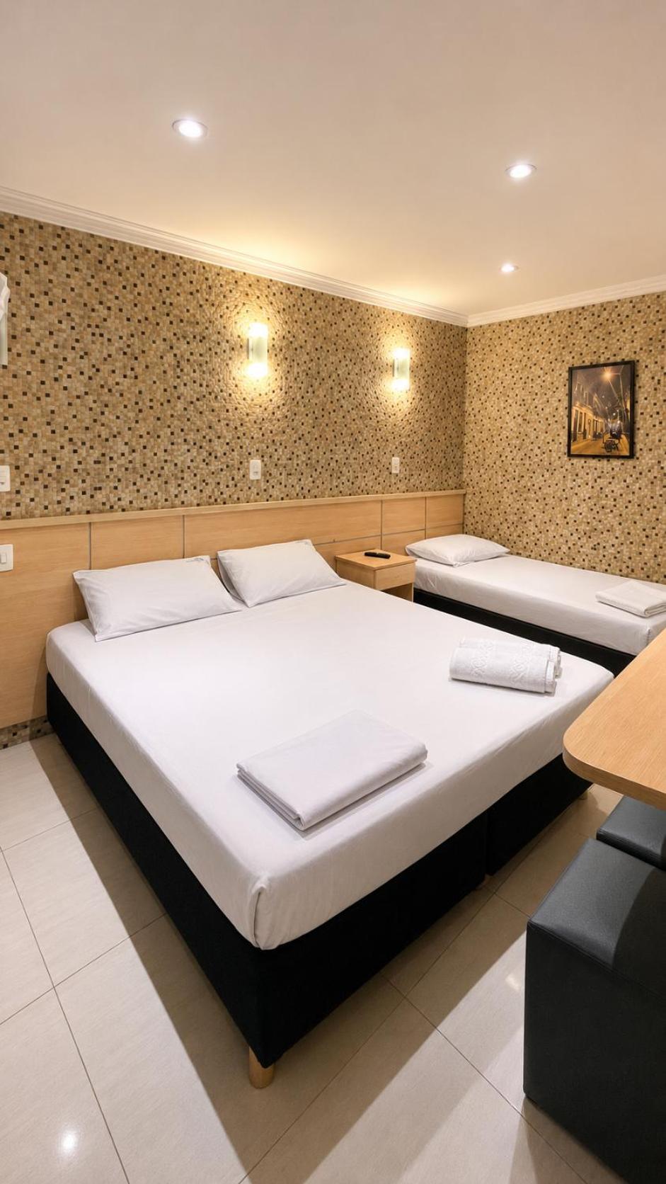 Chambre Triple avec 3 Lits Simples