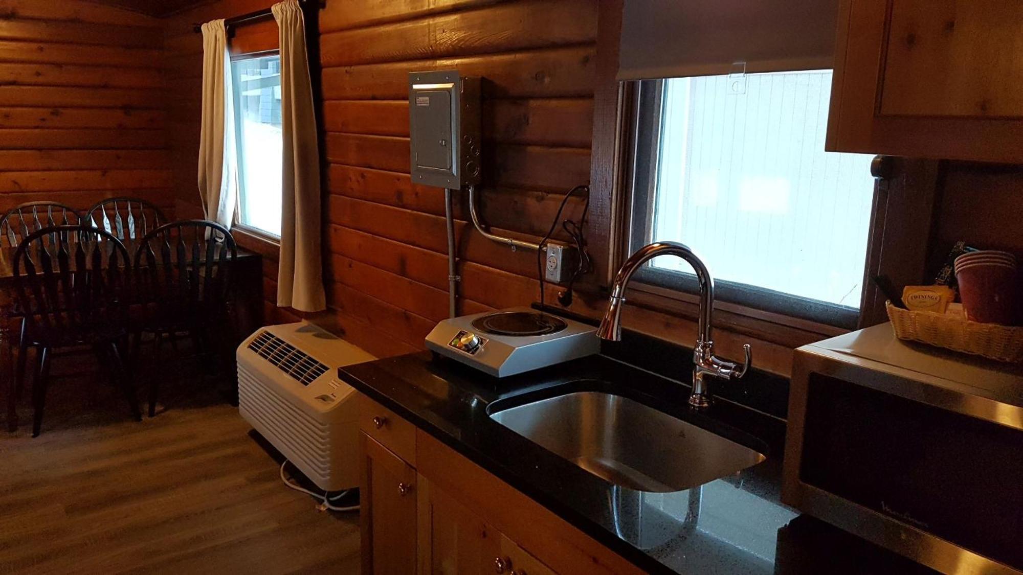 Two Queen Cabin Kitchenette