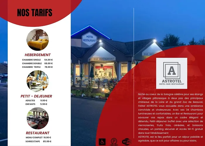 Astrotel Romorantin-Lanthenay Soirée étape