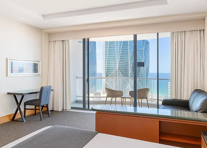 Ocean View Studio Apartment Surfers Paradise - Free Parking