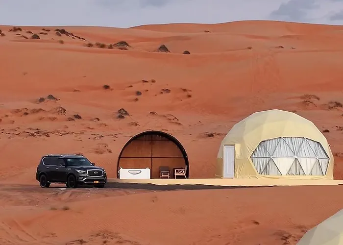 Sunset domes private camp