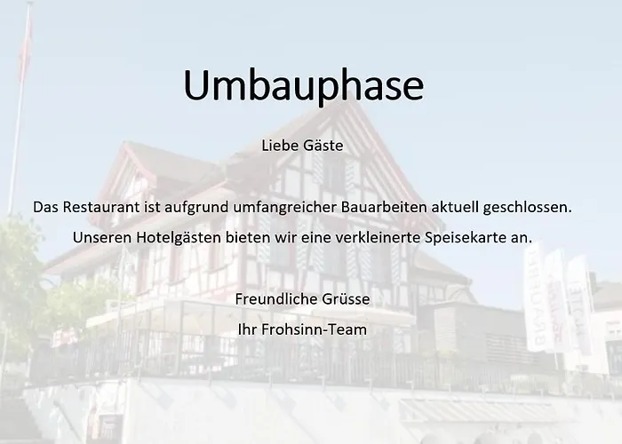 Hotel Brauerei Frohsinn Arbon