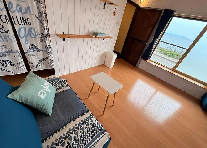 Sado Stay 01 海まで12秒 1客のみ オーシャンビュー Beach Side House ウッドデッキ