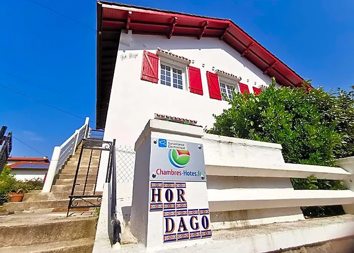 Chambres D'Hotes "Hor Dago" Pres De La Gare D'Hendaye Avec Le Petit-Dejeuner
