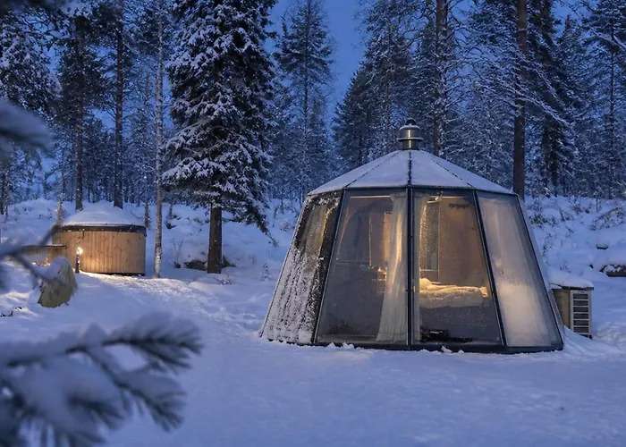 Aurora Igloo, Sauna Spa & Dinner By Invisible Forest Lodge Adults Only